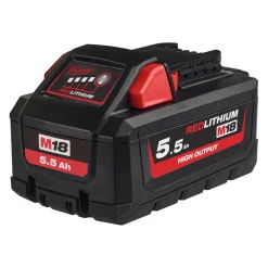 Milwaukee M18 HB5.5 18V Li-Ion High Output Accu - 5.5Ah (2st)