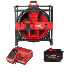Milwaukee M18 HSFM-122 18V Li-ion accu hoge snelheid rioolreinigingsmachine set (1x 12.0Ah accu)