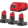 Milwaukee M12 NRG01-643 Accu set 12V 4.0 / 6.0Ah - 4932492932