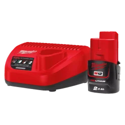 Milwaukee M12NRG-201 12V Li-Ion accu starterset (1x 2,0Ah accu)