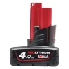 Milwaukee M12 NRG-402 12V Li-Ion Starterset accu's en lader - 4,0Ah