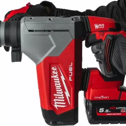 Milwaukee M18 ONEFHPX-552X 18V Li-ion Accu SDS-plus boorhamer set (2x 5.5Ah) in HD Box - One-key en Fixtec - 4-standen - 32mm