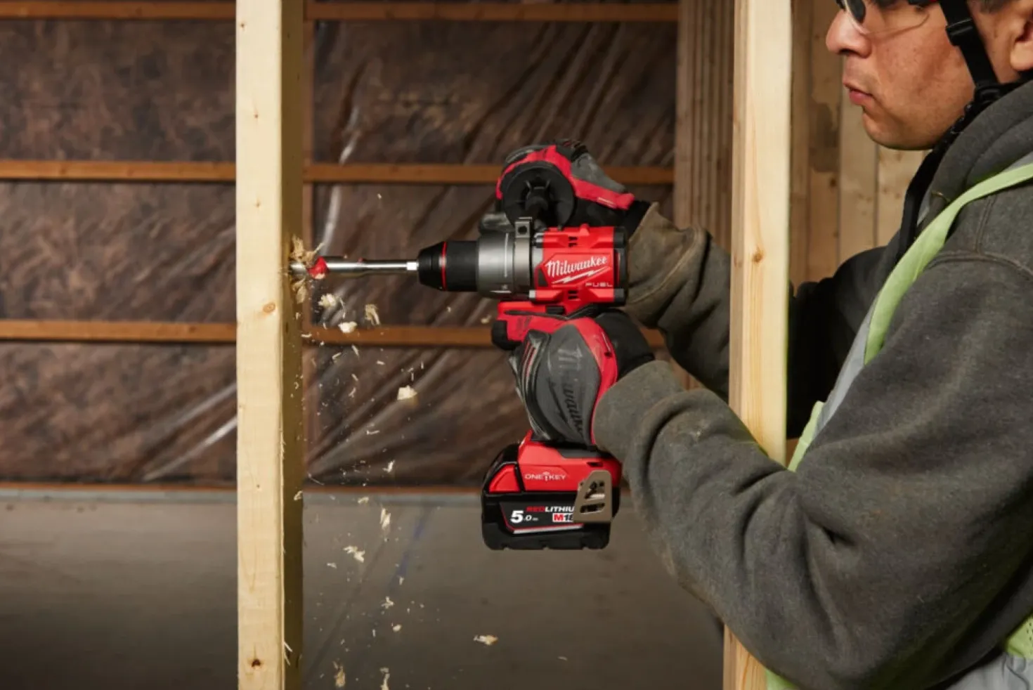 Milwaukee M18 ONEPD3-0X 18V Li-ion accu klopboormachine in HD Box