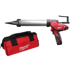 Milwaukee M12 PCG/400A-0 12V Li-Ion Accu lijm- en kitspuit body incl. worsthouder in tas
