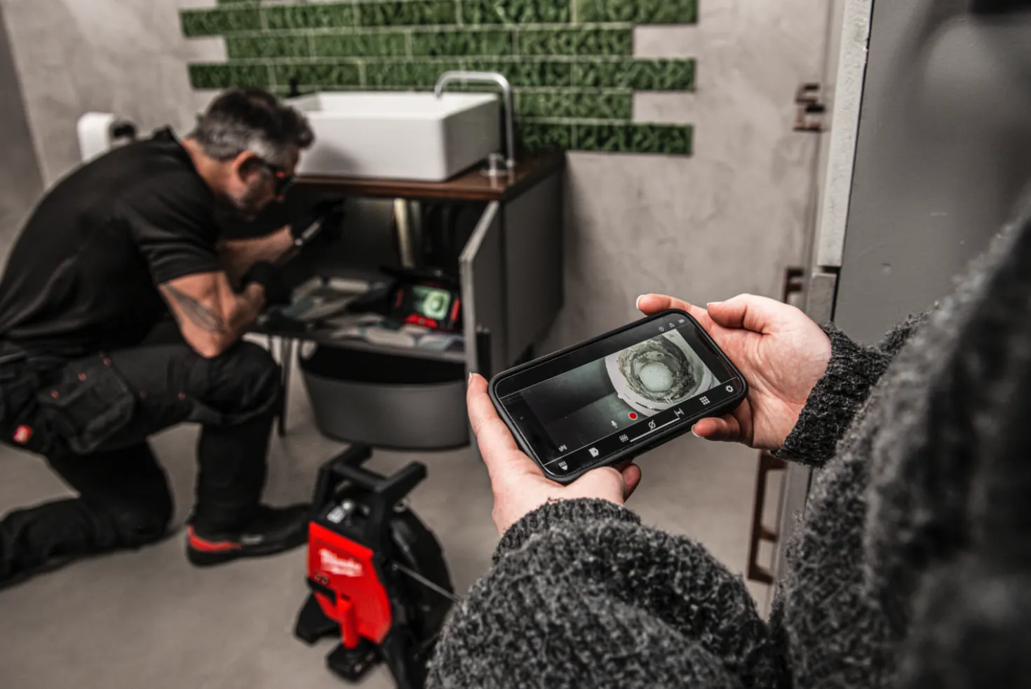 Milwaukee M12 SICO20-0 12V Li-ion accu Riool inspectiecamera HDR - 18mm x 20m