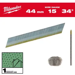 Milwaukee 4932492576 Nagels 15G/34/44mm/G/SC1-2,5kpc