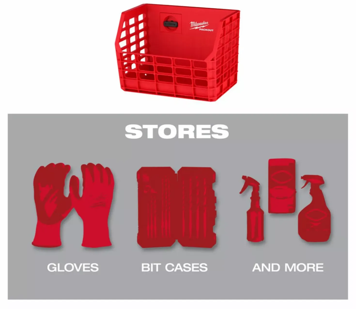 Milwaukee 4932493379 Packout draadmand