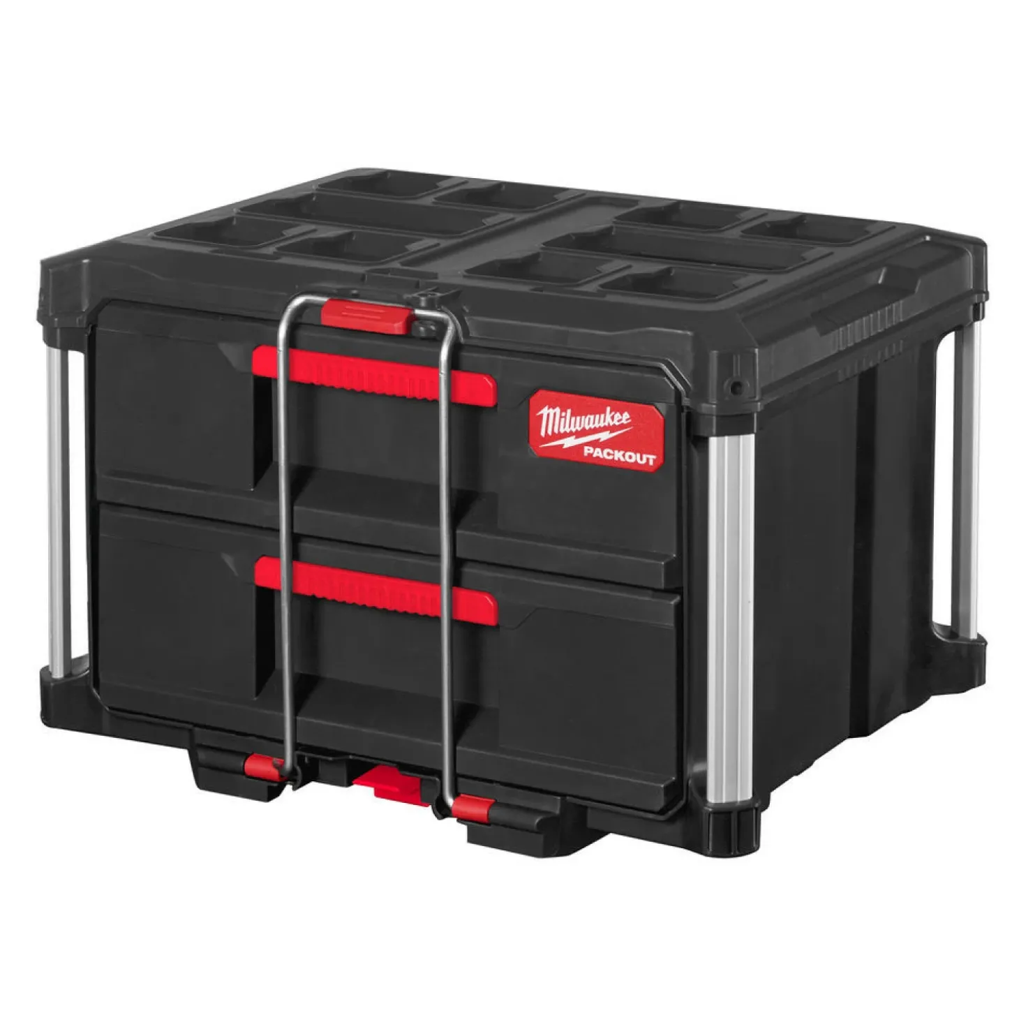 Milwaukee 4932472129 Packout gereedschapskoffer met 2 lades