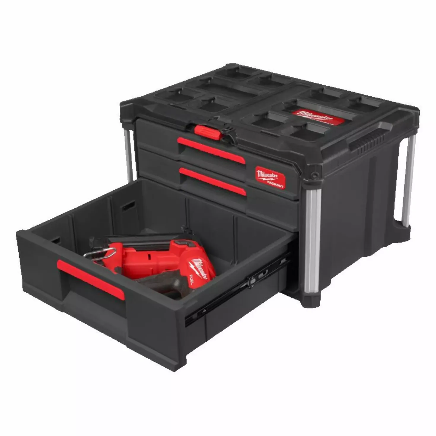 Milwaukee 4932493190 Packout gereedschapskoffer 2+1 lades