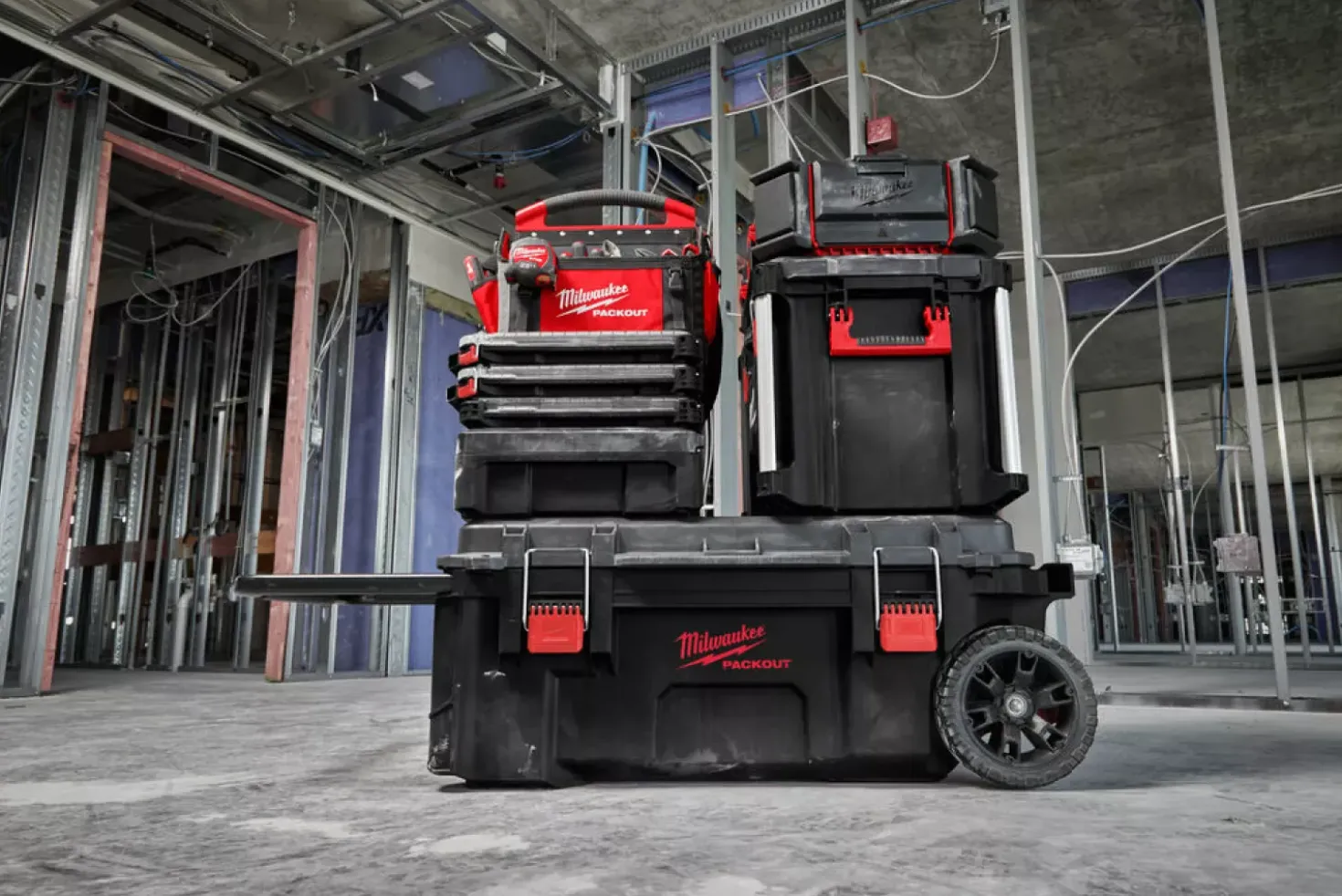Milwaukee 4932478161 Packout Gereedschapskist op wielen