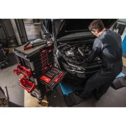 Milwaukee 4932501866 PACKOUT Gereedschapset in gereedschapskoffer - 76-delig