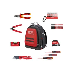 Milwaukee 4932501189 PACKOUT Gereedschaprugzak - 23-delig - voor elektriciens