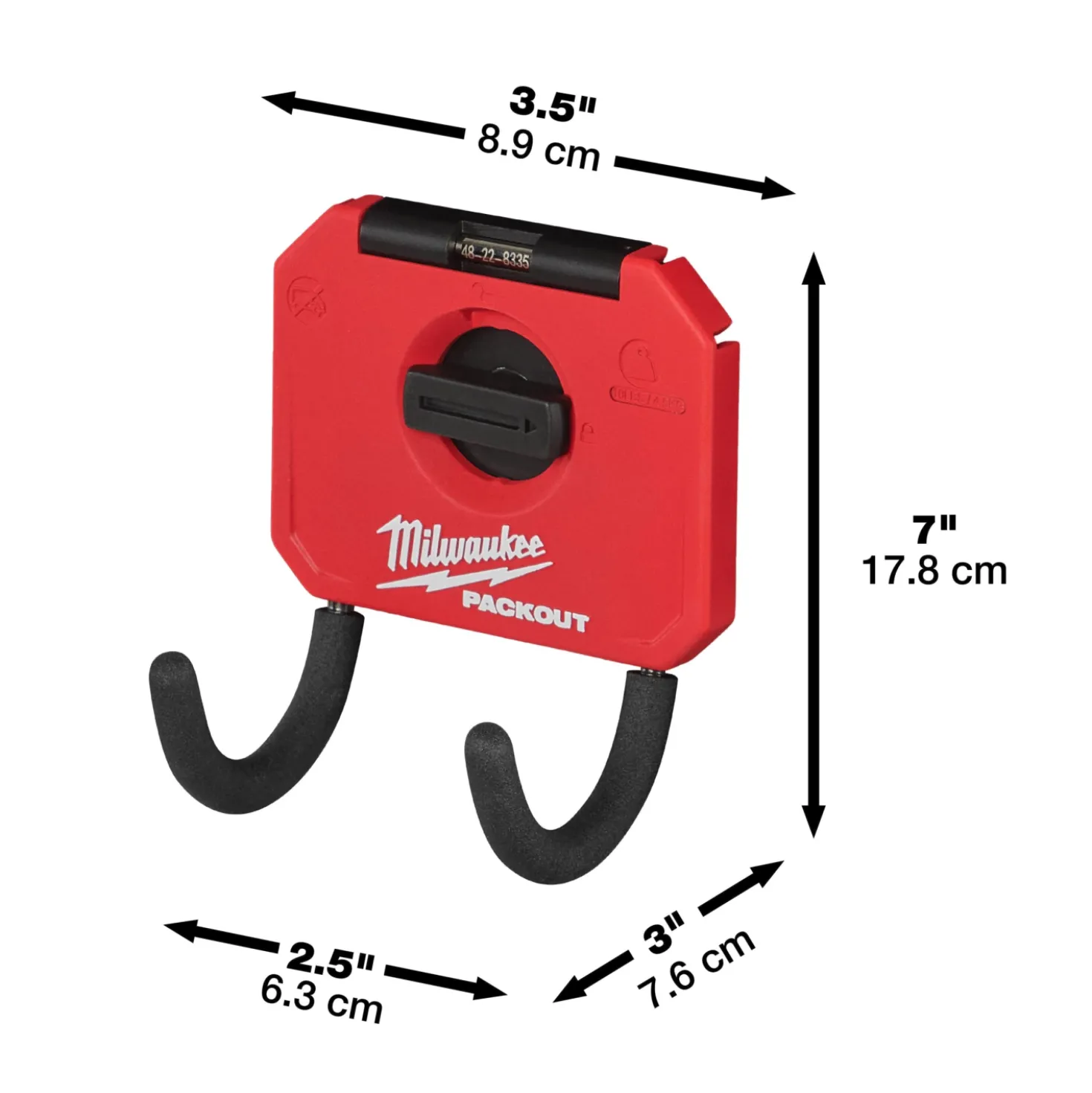 Milwaukee 4932480705 PACKOUT Kleine gebogen haak