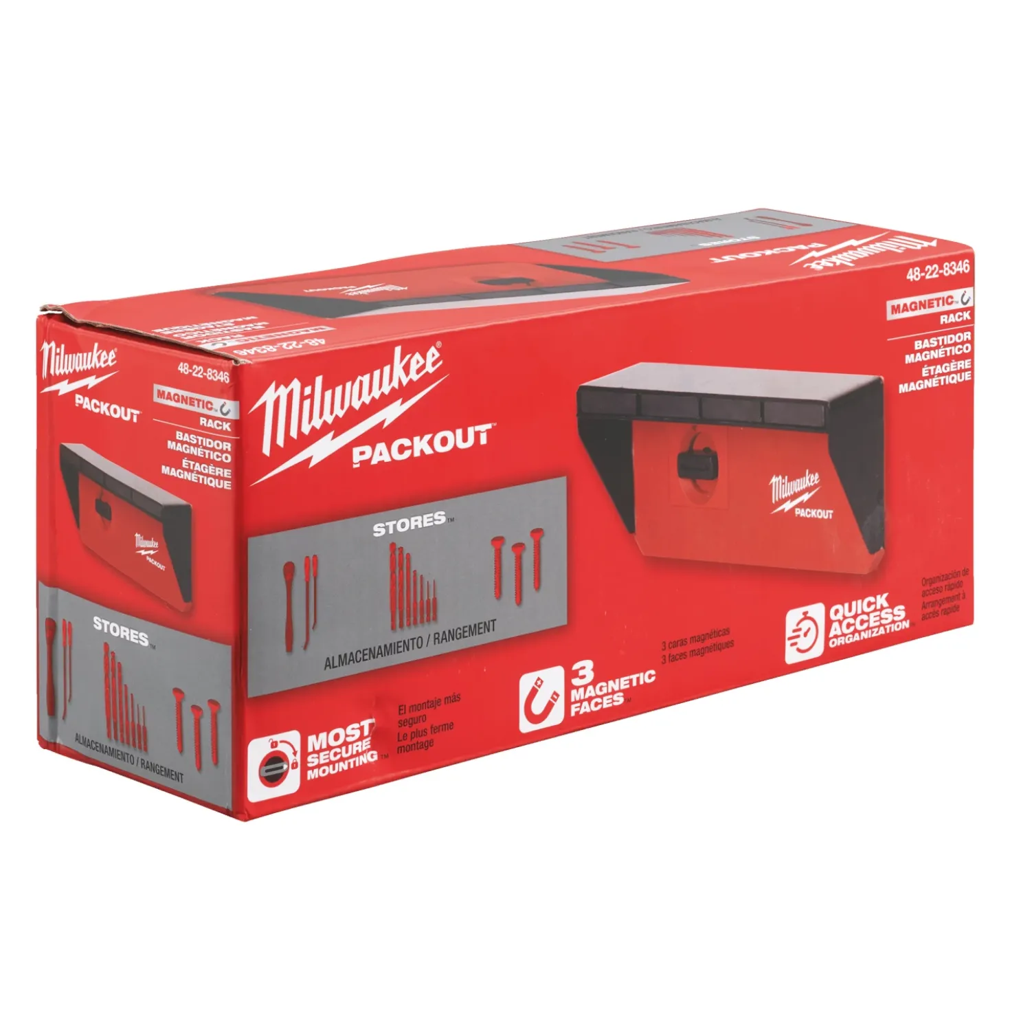 Milwaukee 4932493378 Packout magnetisch rek