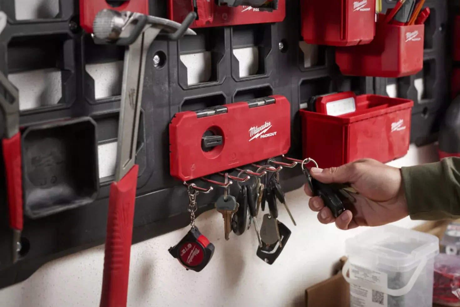 Milwaukee 4932493384 Packout smalle haken rij