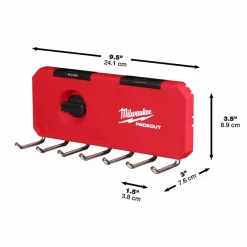 Milwaukee 4932493384 Packout smalle haken rij