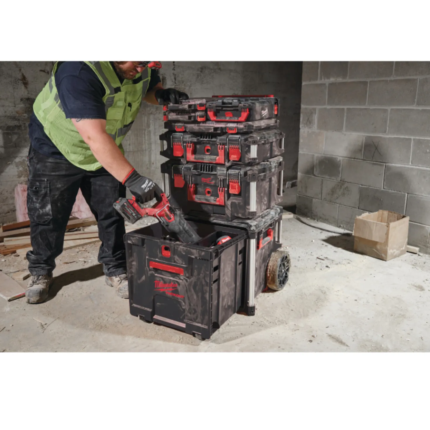 Milwaukee 4932498651 PACKOUT Trolley Opbergkoffer met lade
