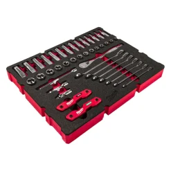 Milwaukee 4932493640 Ringratel-steeksleutel set PACKOUT Foam Inlay MAXBITE - 55-delig