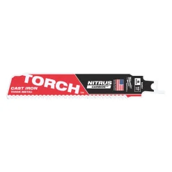 Milwaukee 48476251 Sawzall Reciprozaagblad TCT TORCH NITRUS - 150 x 10TPI - metaal