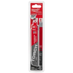 Milwaukee 48475501 Sawzall Reciprozaagblad TCT TORCH Carbide - 150 x 8TPI - metaal - 5st