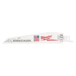 Milwaukee 48475701 Sawzall Reciprozaagblad Wrecker - 150 x 7/11TPI - multi mat. - 5st