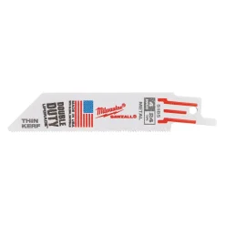 Milwaukee 48475185 Sawzall Reciprozaagblad Thin Kerf - 100 x 25TPI - metaal - 5st