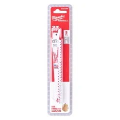 Milwaukee 48475035 Sawzall Reciprozaagblad Thin Kerf - 150 x 5TPI - hout - 5st