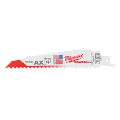 Milwaukee 48475021 Sawzall Reciprozaagblad The AX - 150 x 5TPI - hout - 5st
