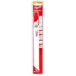 Milwaukee 48475193 Sawzall Reciprozaagblad - 200 x 10/14TPI - hout/metaal/kunststof - 5st