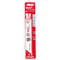 Milwaukee 48475186 Sawzall Reciprozaagblad Thin Kerf - 150 x 25TPI - metaal - 5st