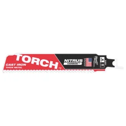 Milwaukee 48475261 Sawzall Reciprozaagblad TCT TORCH NITRUS - 150 x 8TPI - metaal