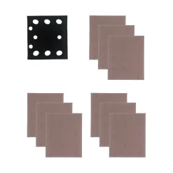 Milwaukee 4932500197 Schuurgaas Set - K80/120/180 & pad saver - 115x107mm - 10st