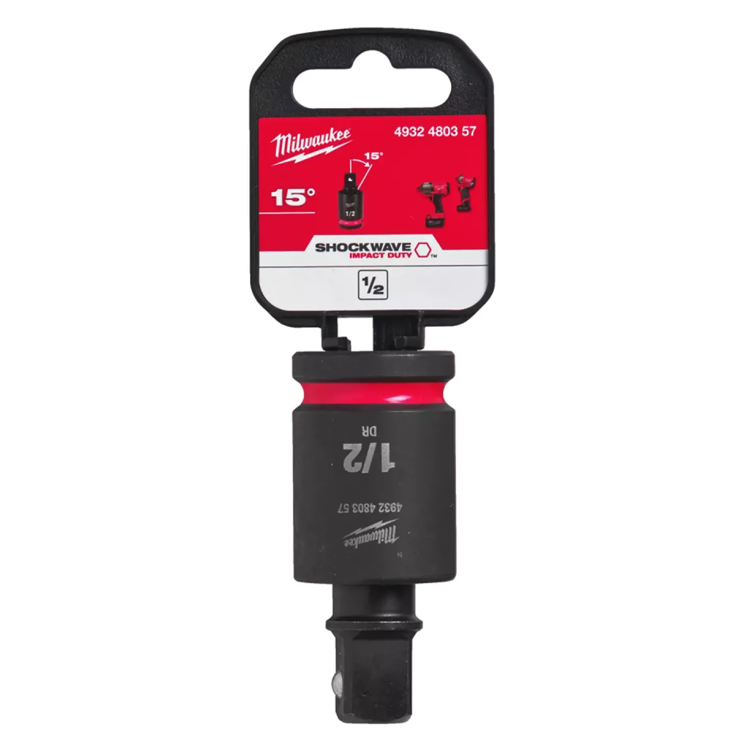 Milwaukee 4932480357 SHOCKWAVE Cardangewricht - Hex - 1/2"