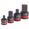 Milwaukee 4932480356 SHOCKWAVE 4-delige adapter set - Hex - 1/2"