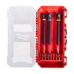 Milwaukee 4932499426 SHOCKWAVE 3-delige Magnetische Moeraanzetter set (8/10/13 x 150mm)