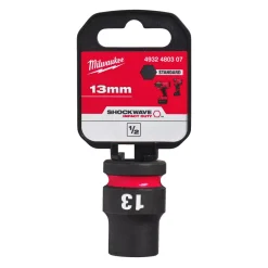 Milwaukee SHOCKWAVE Krachtdop - 1/2'' vierkant
