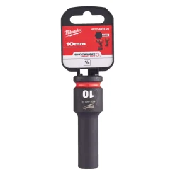 Milwaukee SHOCKWAVE Lange Krachtdop - 1/2'' vierkant
