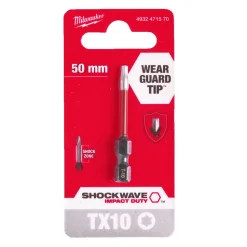 Milwaukee 4932471570 SHOCKWAVE Schroefbit - TX10 - 50mm