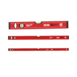 Milwaukee Slim Box Waterpas triple combo set - 400 / 600 / 1200mm