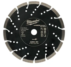 Milwaukee 4932399825 SpeedCross Diamantdoorslijpschijf AUDD - 150 x 22,23 x 2,6mm