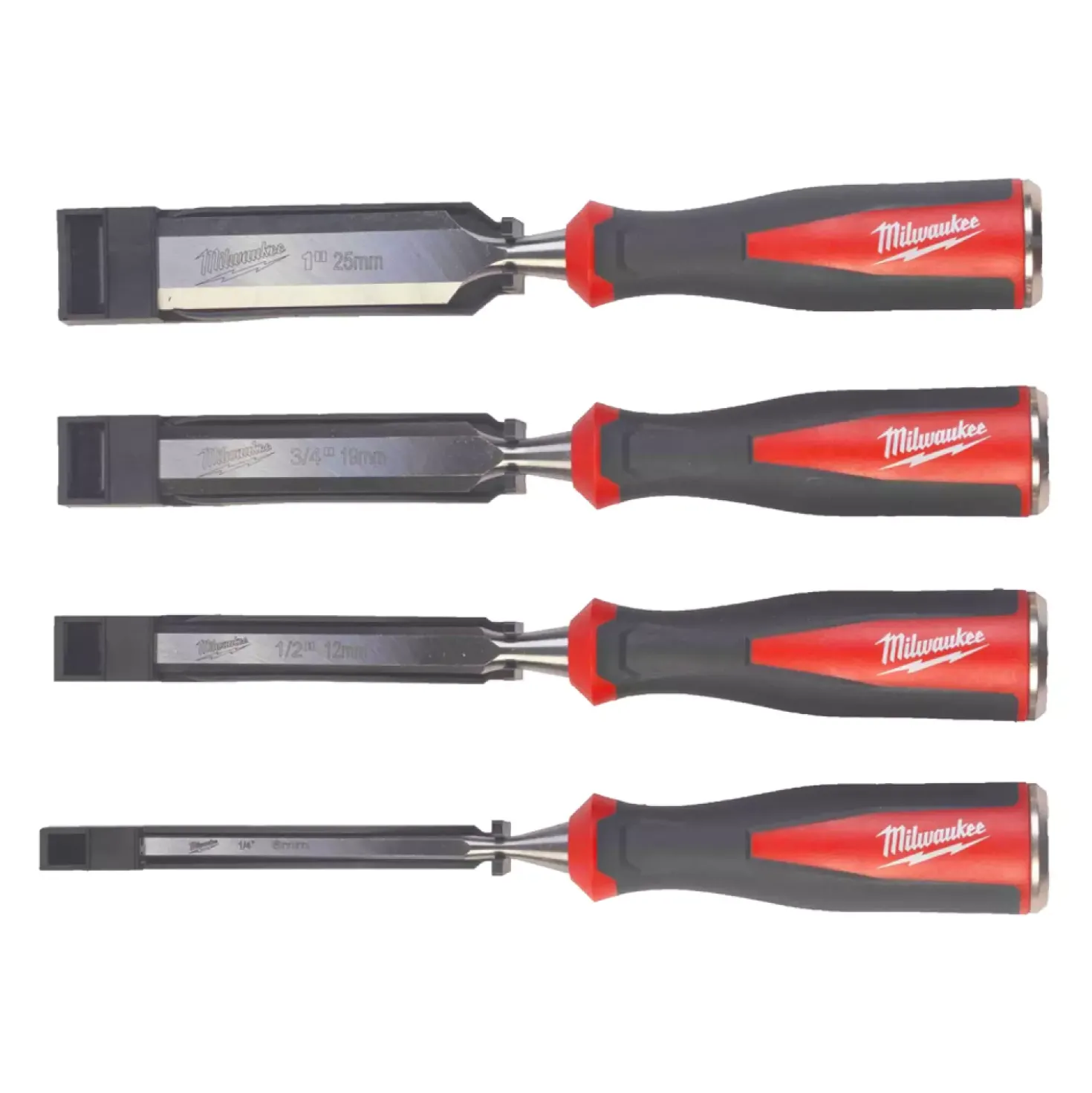 Milwaukee 4932479897 Steekbeitel Set (6,13,19,25mm) (4-delig)
