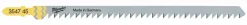 Milwaukee T 344 D Decoupeerzaagblad - 155 x 4mm - Hout (5st) - T 744 D