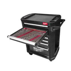 Milwaukee 4932500744 TOOLGUARD Stalen Gereedschapswagen gevuld - 206-delig - 7 laden - 30" / 78 cm