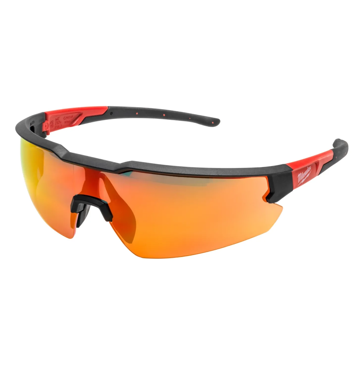 Milwaukee 4932498548 Veiligheidsbril Enhanced - Rood Gespiegeld Glas