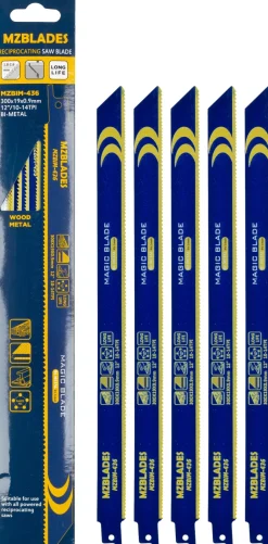 Multizaag MZBIM-436 Reciprozaagblad Bimetaal - 5 stuks