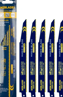 Multizaag MZBIM-430 Reciprozaagblad Bimetaal - 5 stuks