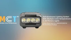 Nitecore HA23 UHE Hoofdlamp Black Rock - 600Lm