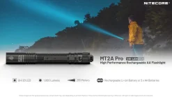 Nitecore MT2A Pro Zaklamp - 1000Lm