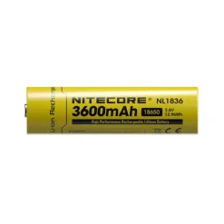 Nitecore NL1836 Oplaadbare 18650 Li-Ion batterij 3600mAh