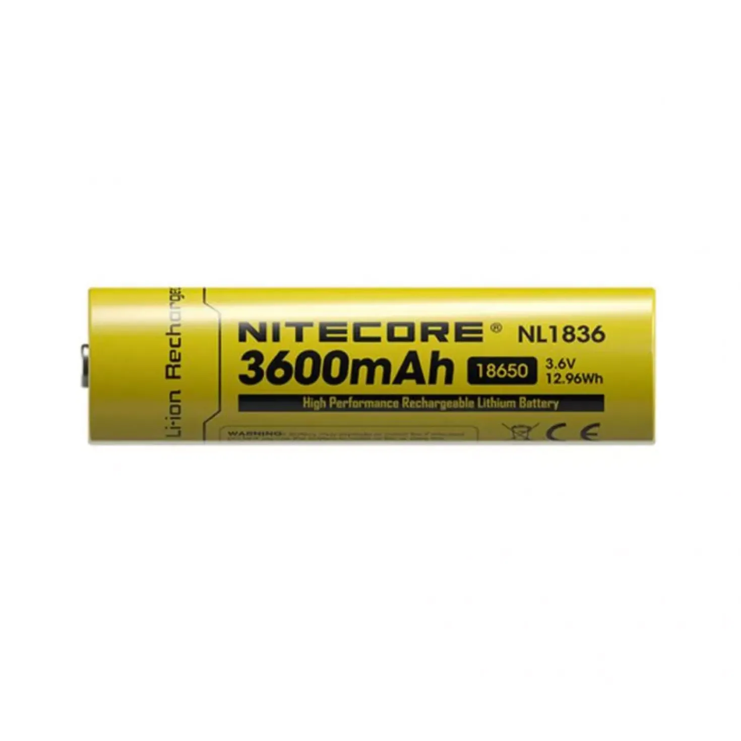 Nitecore NL1836 Oplaadbare 18650 Li-Ion batterij 3600mAh